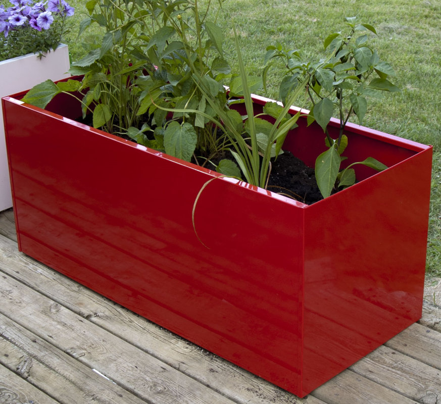 Aluminum Planter Box & Reviews AllModern